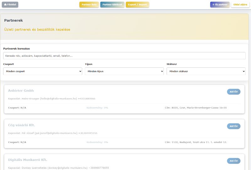 Donkey Starter partner nézetek import export